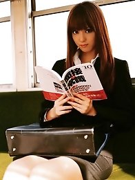Nozomi Sasaki wearing a number of sexy outfits and uniforms