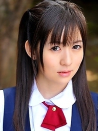 Sweet teeny Ai Uehara loves posing