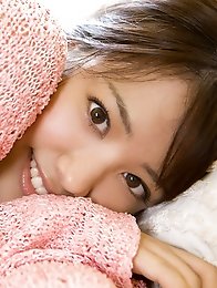 Saki Fukuda Asian in cute yellow dress tries to keep garden wet Saki Fukuda Asian in cute yellow dress tries to keep garden wet