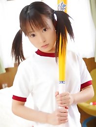 Kana Moriyama Asian in uniform bends and shows ass in thong Kana Moriyama Asian in uniform bends and shows ass in thong