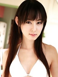 Rina Akiyama Asian exposes her leering curves in white lingerie Rina Akiyama Asian exposes her leering curves in white lingerie