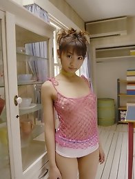 Adorable cutie Haruka Morimura shows off her naked plump tits Adorable cutie Haruka Morimura shows off her naked plump tits