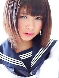 Minami looks like a pretty soldier manga girl waiting to join Sailor Moon. Minami looks like a pretty soldier manga girl waiting to join Sailor Moon.